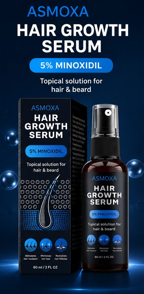 SUERO PARA EL CRECIMIENTO DEL CABELLO, 5% MINOXIDIL Y BIOTINA PARA HOMBRES Y MUJERES, TIENE LA PÉRDIDA DE CABELLO