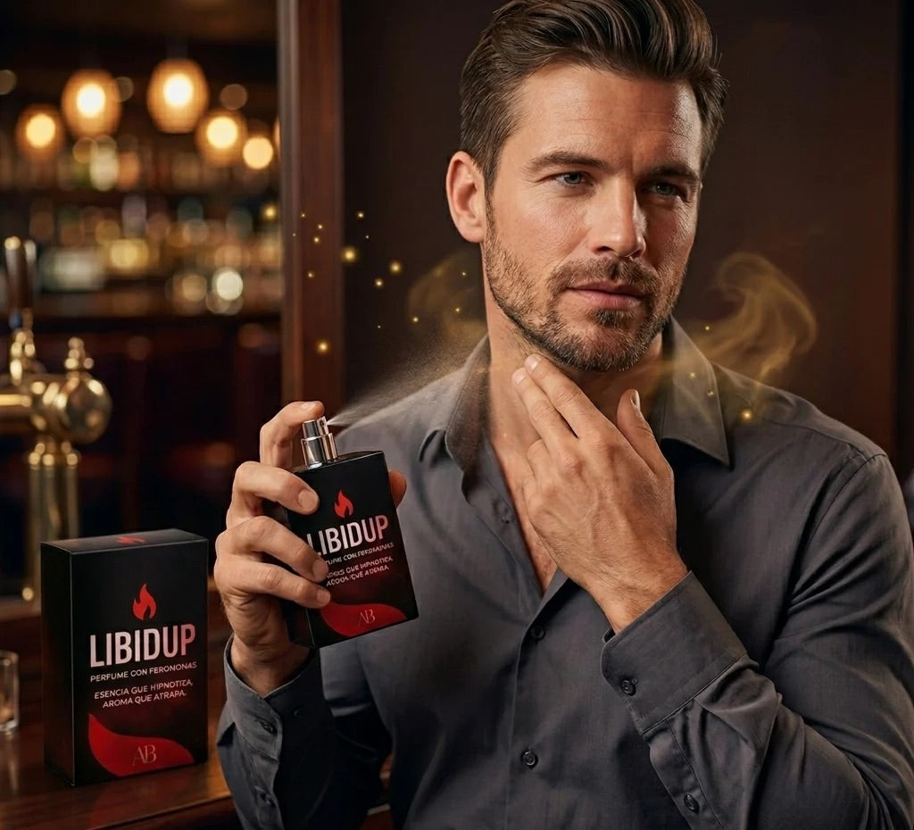 PERFUME VIRAL CON FEROMONAS LIBIDUP HOMBRE (30ML)