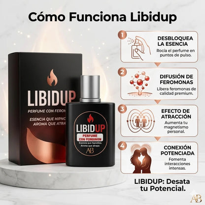 PERFUME VIRAL CON FEROMONAS LIBIDUP HOMBRE (30ML)